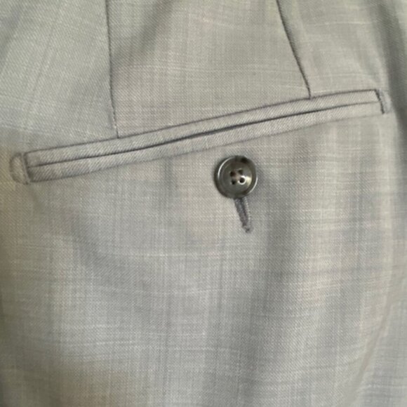 CALVIN KLEIN Men's Slim Fit Gray Grey Wool Blend Dress Pants Slacks 42 x 32 - Picture 12 of 12